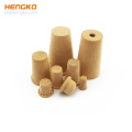 Hnegko Bronze Powder Micropore Exaustão Sinted Filtro de silenciador flexível Tubo de filtro Sintetado filtro de aço inoxidável poroso